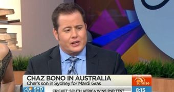 Chaz Bono talks about his transition from female to male in interview with Australia’s Channel 7