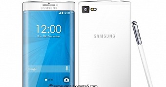 Samsung Galaxy Note 5 frontal look