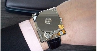 Check Out This Geeky Watch Made Out of a Tiny, Obsolete Hard Drive