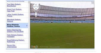 2010 World Cup stadiums on Google Street View