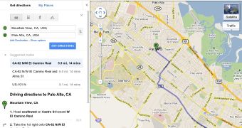 The redesigned Google Maps