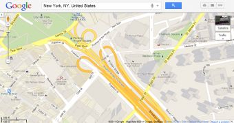 MapsGL, the WegGL-powered version of Google Maps