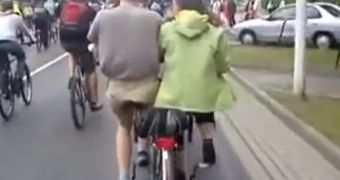 A “Sociable” bike is spotted in Poland