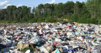 A section of a landfill located in Barclay, Ontario