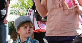 Britney Spears takes the boys out for a sweet treat