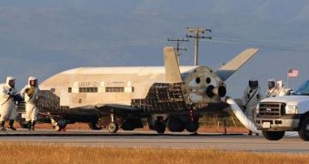 This is the second X-37B, seen here after completing a successful 15-month mission to space (VAFB, June 16, 2012)