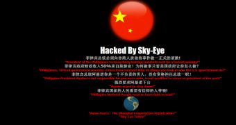 Chinese hackers deface website of Philippines village