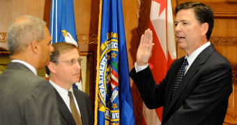James Comey is sworn in as FBI director