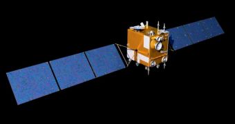 This is CNSA's Chang'e 2 spacecraft, which is now conducting deep-space exploration
