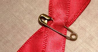 The red ribbon is an international symbol of the fight against HIV/AIDS