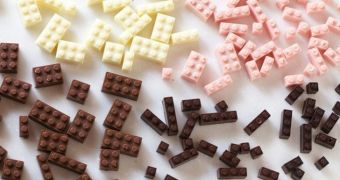 These Legos are made of chocolate