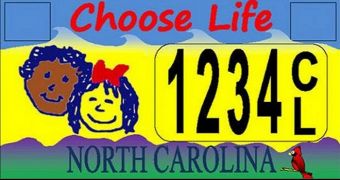 Pro Life license plates will be illegal in North Carolina