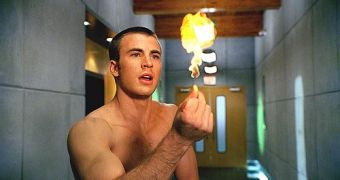 Chris Evans as Human Torch in “Fantastic Four”