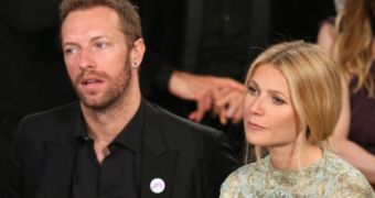 Chris Martin and Gwyneth Paltrow look bored on one of their last appearances together, at the Golden Globes 2014