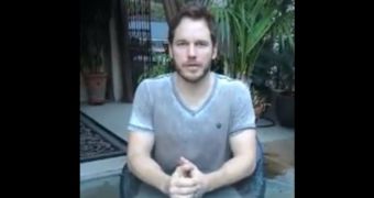 Chris Pratt accepts the Ice Bucket Challenge, puts a new spin on it