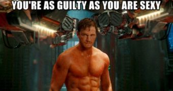 This shot of Chris Pratt from the “Guardians of the Galaxy” trailer is now a meme