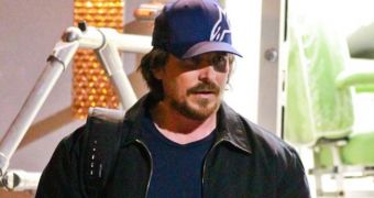 Christian Bale looks heavier, word has it he gained weight for a new movie role