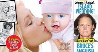 Christina Aguilera and her second child, daughter Summer Rain