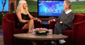 Christina Aguilera sits down with Ellen DeGeneres to promote The Voice, talk Super Bowl media scandal