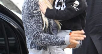 Christina Aguilera and son Max go out to buy a pumpkin after divorce papers are filed