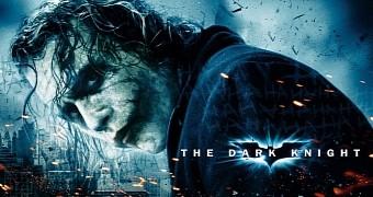 Artwork for Chris Nolan's “perfect” Batman movie, “The Dark Knight,” with Heath Ledger as The Joker