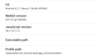 Chrome 25 Beta for Android