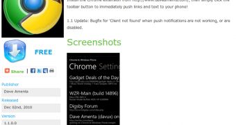 Chrome to Windows Phone 7