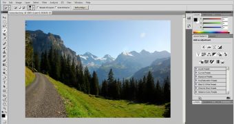 Adobe Photoshop CS5 running inside Google Chrome