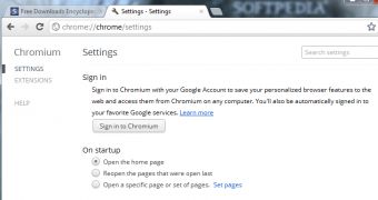 New Settings page holds configuration options in one place