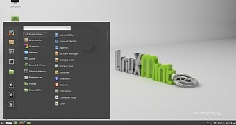 The Cinnamon desktop environment on Linux Mint