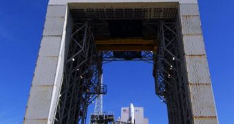 This is the Delta IV-Heavy rocket used to ferry the new USAF satellite into orbit