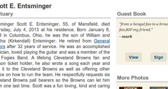 Man roasts Cleveland Browns in obituary