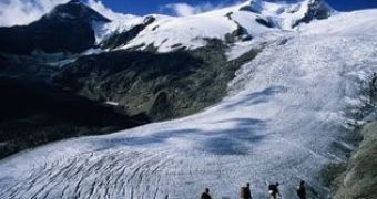 Mountain glacier in Austria
