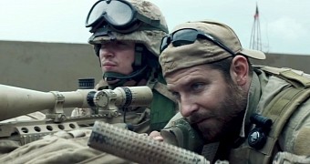Bradley Cooper is nominated for Best Actor at the Oscars 2015 for his performance in “American Sniper”