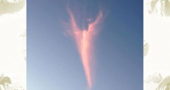 Angel-shaped cloud emerges over Florida the day the pope is chosen