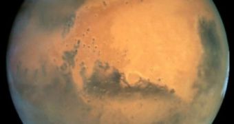 Image of the Martian clouds