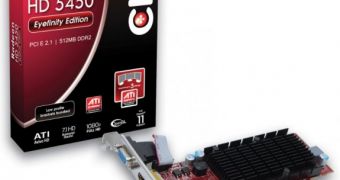 Club 3D unveils Eyefinity-enabled HD 5450 graphics card