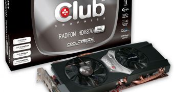 Club 3D Radeon HD 6870 X2 dual-GPu graphics card