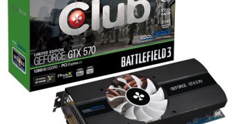 Club3D Nvidia GTX 570 Battlefield 3 Limited Edition Graphics Card