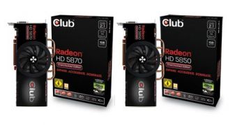 Club3D intros the Radeon HD 5800 Overclocked Edition-Series cards