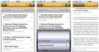 Collaborize Classroom iPhone screens