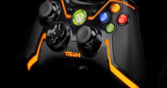 Collector's Edition TRON:Legacy Xbox 360 Controller Available in Orange/Black Combo