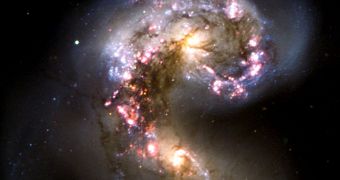 Galactic collision systems such as the Antennae Galaxies will most likely develop a supermassive black hole at the core of the newly-formed galaxy