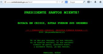 Website of Santander's General Comptroller of North Department hacked