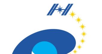 ESA's logo for the Columbus mission, which has enriched the ISS with a high-tech research laboratory