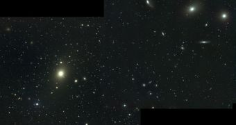 This image shows the Virgo galaxy cluster