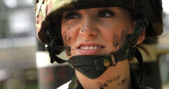 Corporal Katrina Hodge, aka “Combat Barbie,” is the latest face of the Senza lingerie campaign