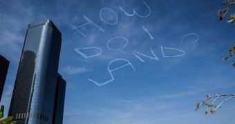 Comedian Writes Scary Funny Message in the Skies, Gets Kickstarter to Fund It