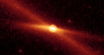 Spitzer image of Encke's Comet