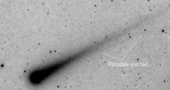 New images appear to confirm that Comet ISON is developing a new ion tail